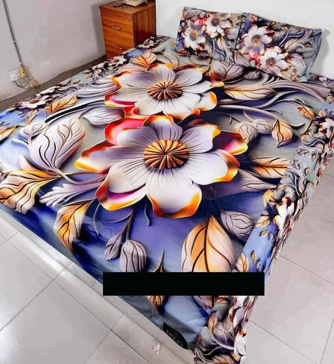 Primium 3D Bedsheet Four Piece Set